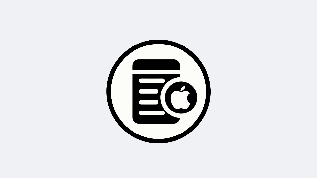 iOS beta article icon light mode.