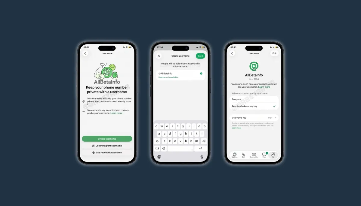 WhatsApp Launches Username Feature for Android and iOS Users
